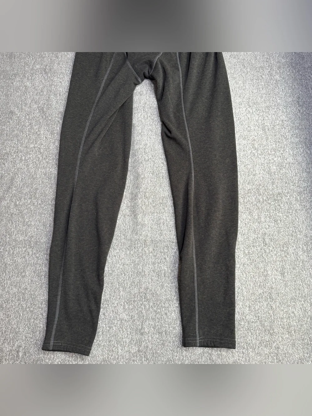 Carhartt Force Base Layer Pants Mens L Tall Black Wool Blend Thermal UH0173MT